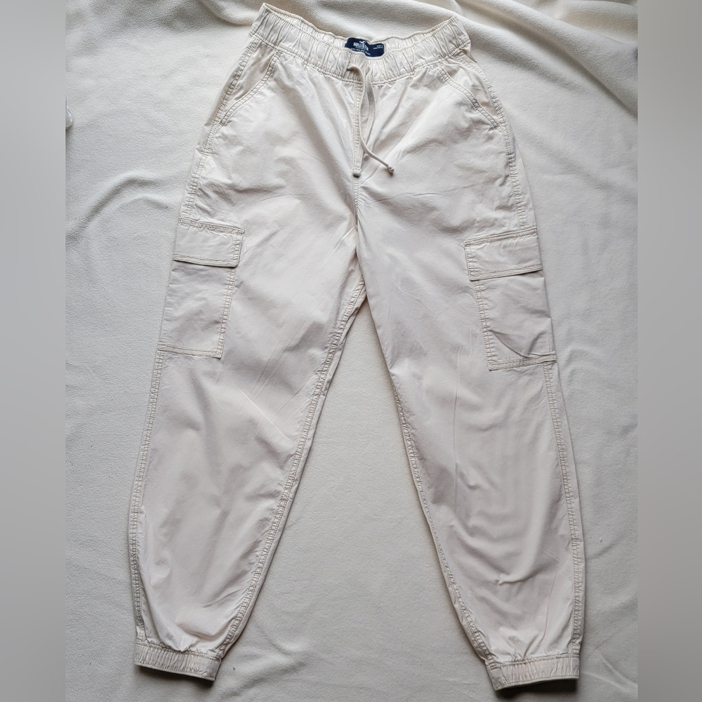 Cream Cargo Pants